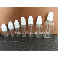 E Liquid bottle with child proof cap